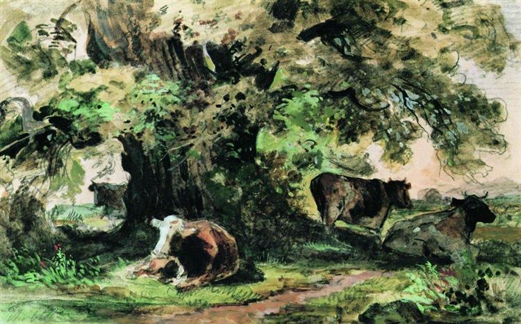 03 cows under the oak
